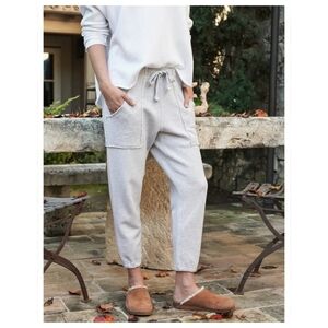 Frank & Eileen Eamon Jogger Sweatpant Gray Drawstring Cropped Cotton XL